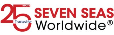 Seven Seas Worldwide 25 years logo