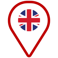 UK flag pin