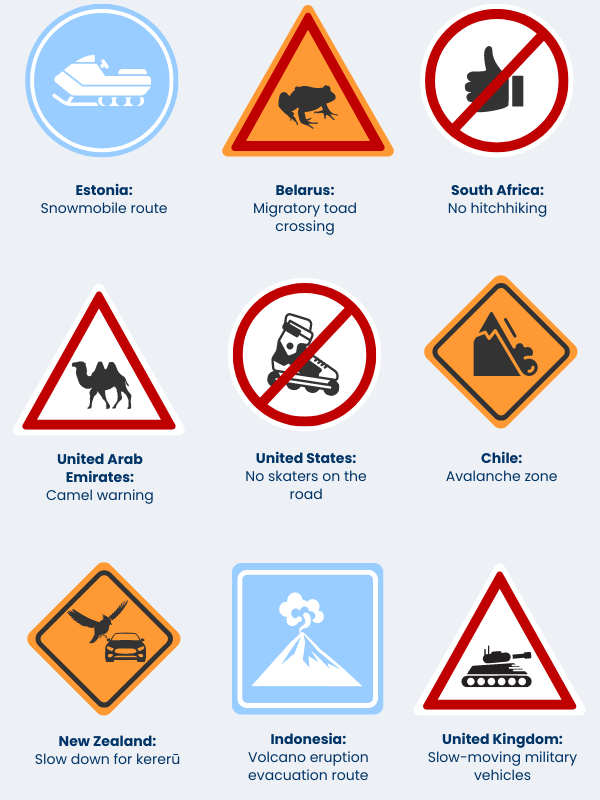 Weird road signs from around the world