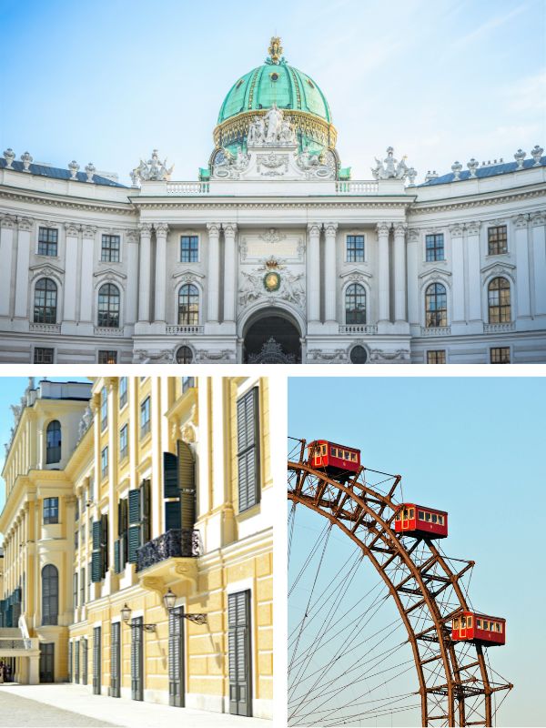 Collage of Vienna images