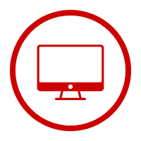 Computer monitor icon