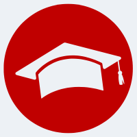 Graduation cap icon