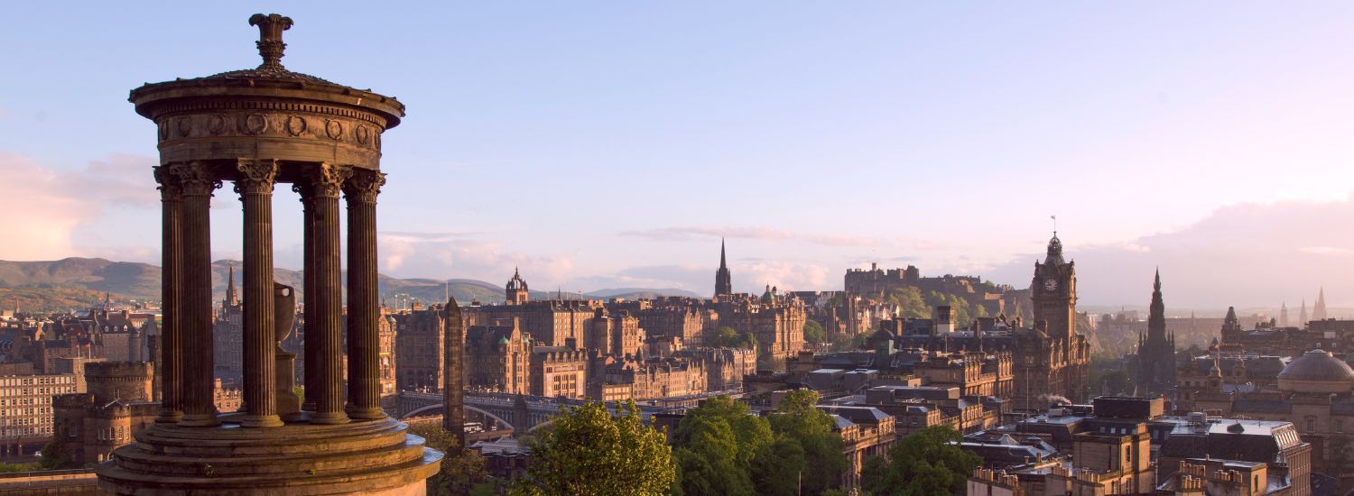 View over Edinburgh