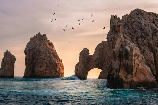 Ocean and rocks in Mexico