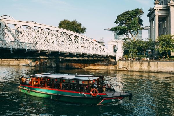 Ferry boat in Singapore