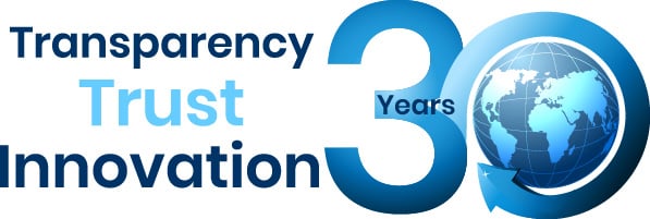 Seven Seas Worldwide 30 years logo