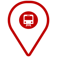 Bus icon pin