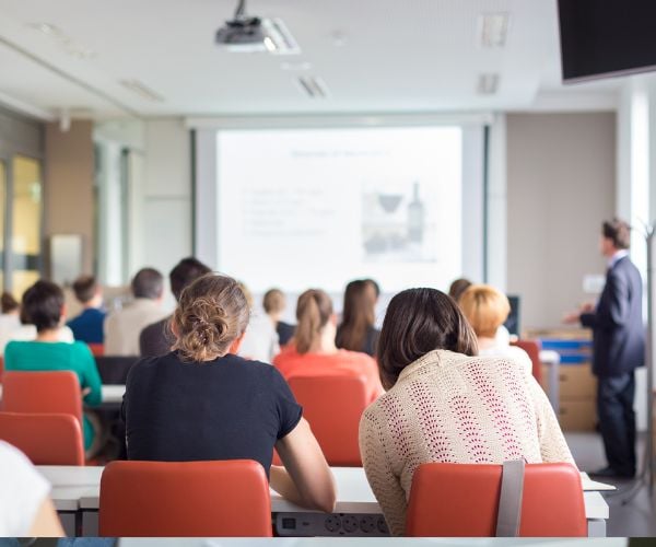 Students In A Lecture At University