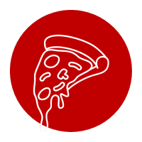 Pizza slice icon