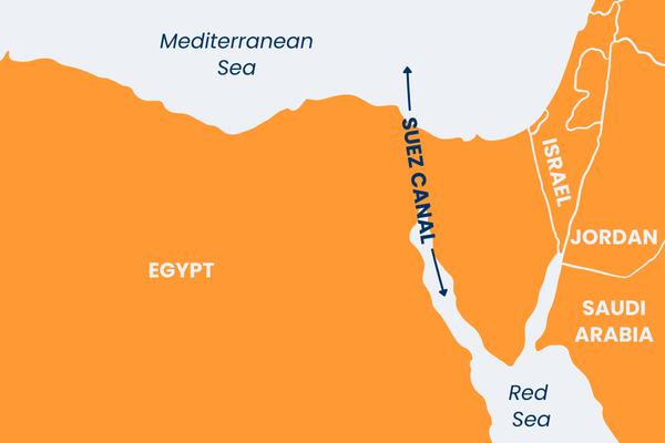 The Suez Canal graphic