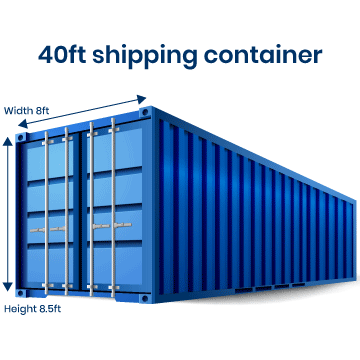 40 ft shipping container