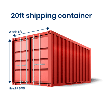 20 ft shipping container