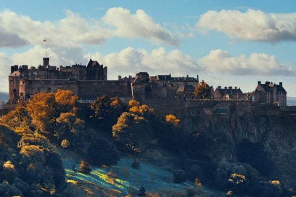 Edinburgh Castle in Scotland