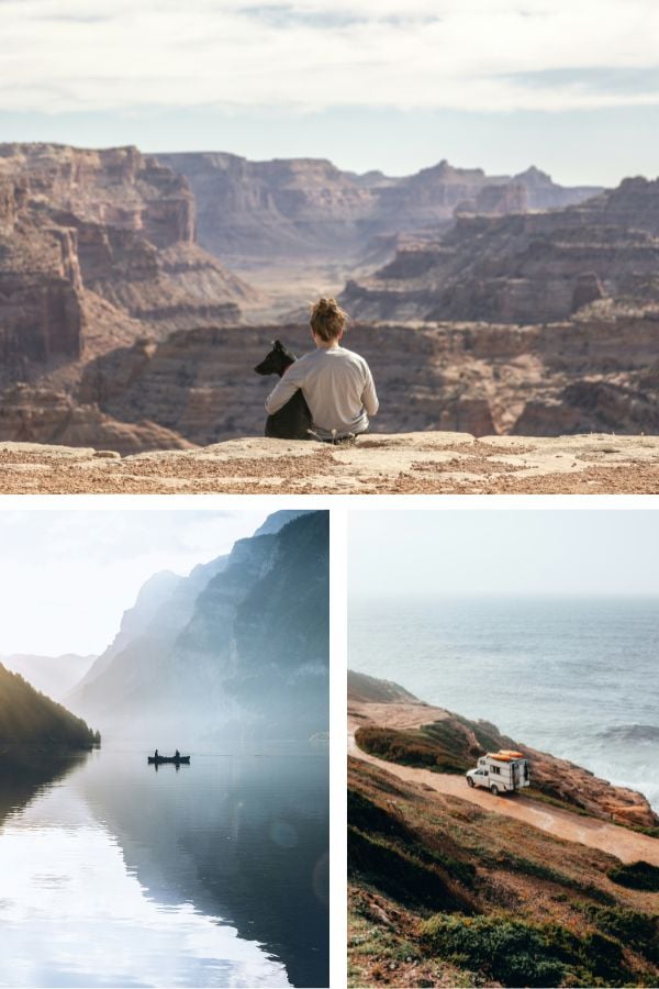 Collage of travel images