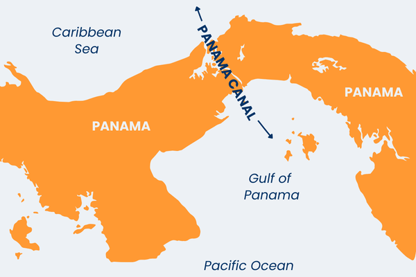 The Panama Canal graphic